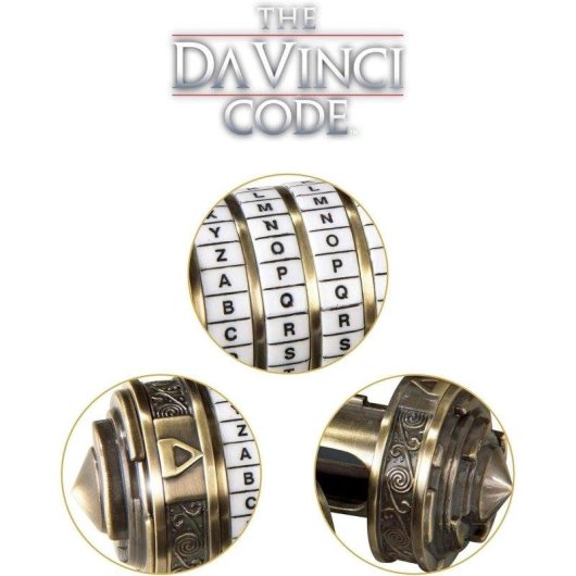 Cryptex The Noble Collection Da Vinci Code Replique fonctionnelle