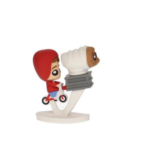 Mini Figura SD Toys Elliott y E.T. el Extraterrestre Pokis 8 cm