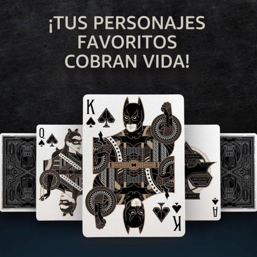 Baraja de cartas Theory 11 The Dark Knight Batman DC con estuche en relieve