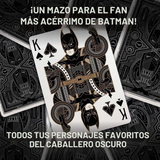 Baraja de cartas Theory 11 The Dark Knight Batman DC con estuche en relieve