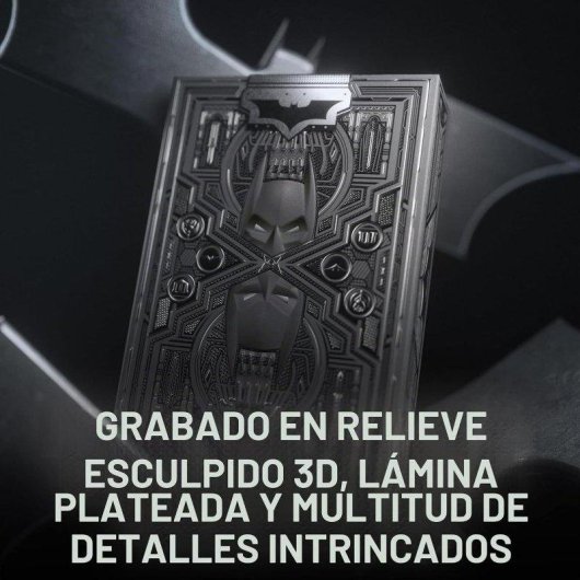 Baraja de cartas Theory 11 The Dark Knight Batman DC con estuche en relieve