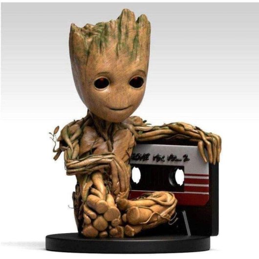 Hucha Baby Groot con Casete 20 cm Marvel Semic Studios PVC