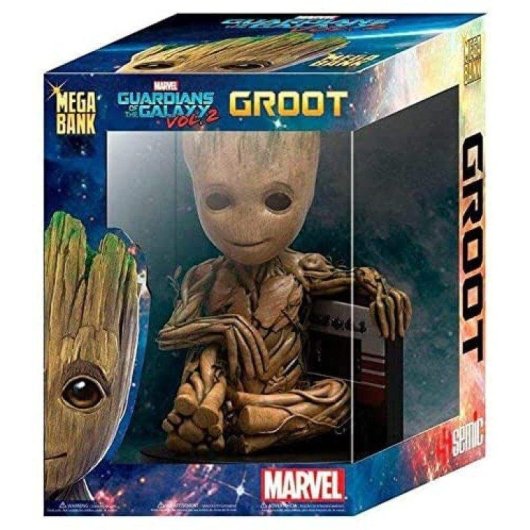 Hucha Baby Groot con Casete 20 cm Marvel Semic Studios PVC