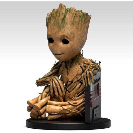 Hucha Baby Groot con Casete 20 cm Marvel Semic Studios PVC