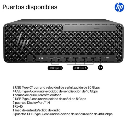 PC de bureau HP Z2 SFF G1i Intel Core Ultra 7 265 32GB 1TB SSD Windows 11 Pro