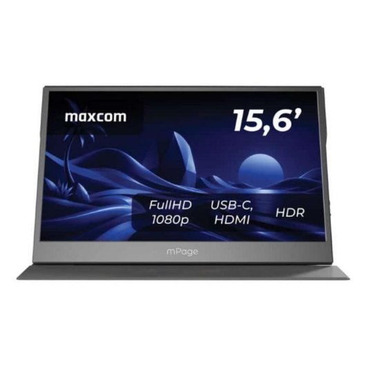 Écran PC MAXCOM MPAGE15 15,6" Full HD 60 Hz IPS 6 ms Haut-parleurs