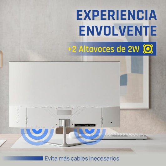Monitor IGGUAL ML24SW 23,8" FullHD 120 Hz IPS 1 ms blanco