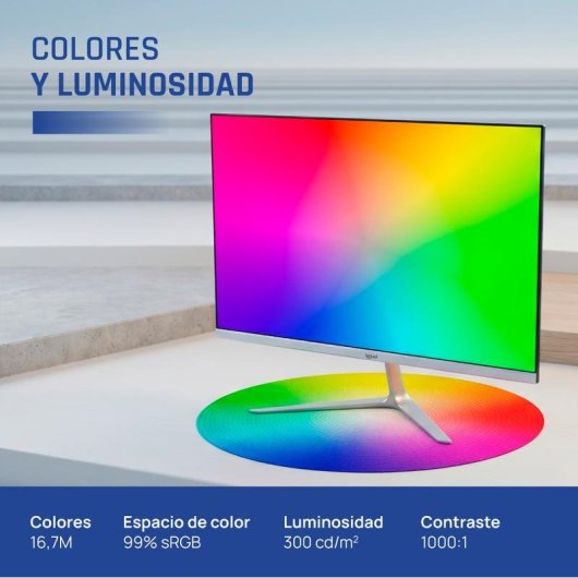 Monitor IGGUAL ML24SW 23,8" FullHD 120 Hz IPS 1 ms blanco