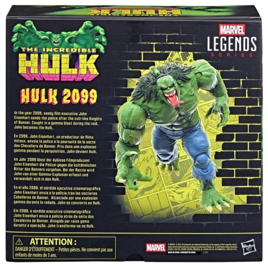 Figura Hulk 2099 Marvel Legends articolata 25 cm Hasbro