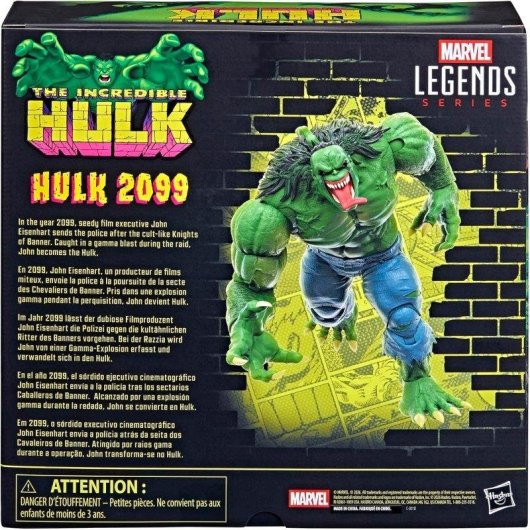 Figura Hulk 2099 Marvel Legends articolata 25 cm Hasbro