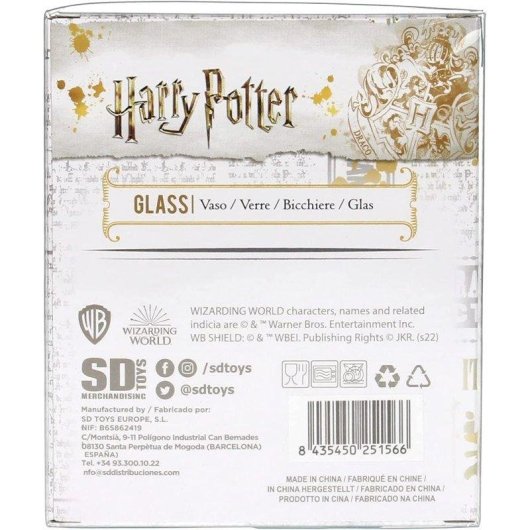 Vaso SD Toys Ravenclaw Hogwarts Harry Potter Cristal 300 ml