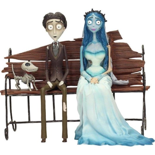 Figuras SD Toys La Novia Cadáver Victor Emily Zero Resina Pintadas a Mano