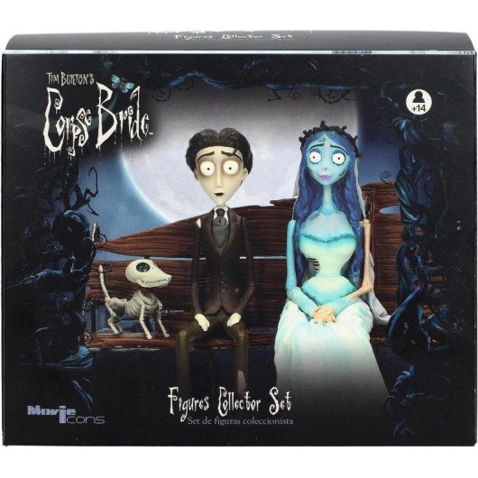 Figuras SD Toys La Novia Cadáver Victor Emily Zero Resina Pintadas a Mano