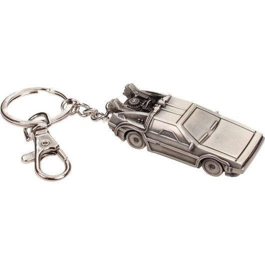 Portachiavi DeLorean 3D Metallo Licenza SD Toys