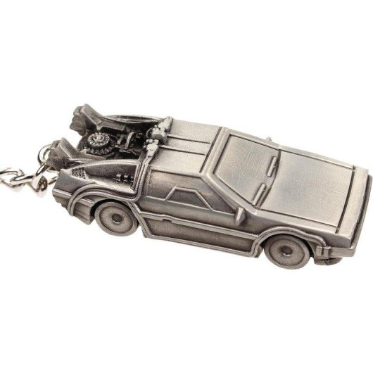 Portachiavi DeLorean 3D Metallo Licenza SD Toys