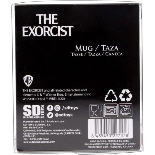 Taza SD Toys El Exorcista Película Cerámica 320 ml