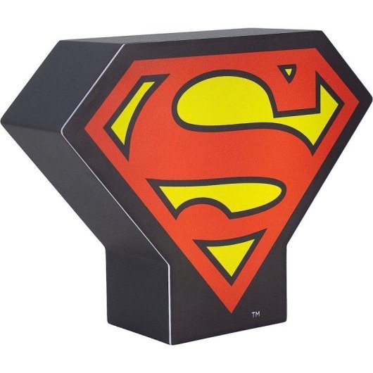 Lámpara Paladone DC Escudo Superman 12 cm 3 Pilas AAA