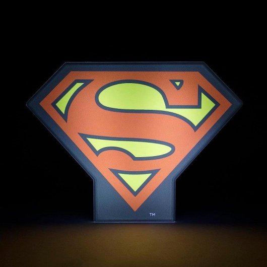 Lámpara Paladone DC Escudo Superman 12 cm 3 Pilas AAA