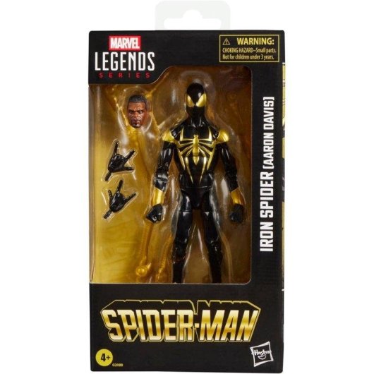 Figura articolata Iron Spider Aaron Davis Spider-Man Marvel Legends 15 cm