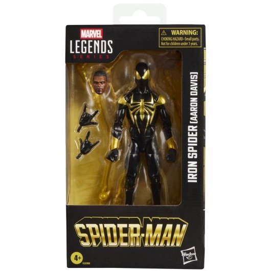 Figura articolata Iron Spider Aaron Davis Spider-Man Marvel Legends 15 cm