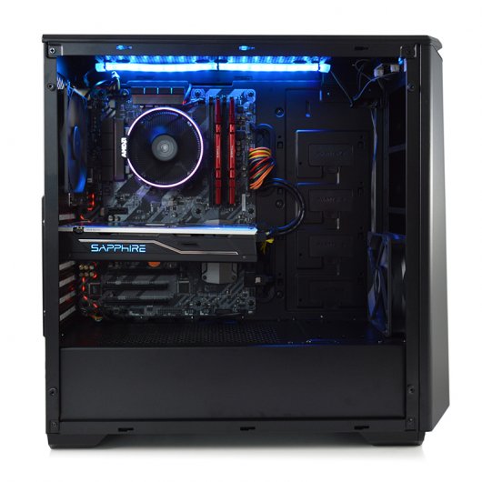 PcCom Silver Ryzen 7 1700 / 16GB / 120GB SSD + 1TB / RX480 OC 4GB