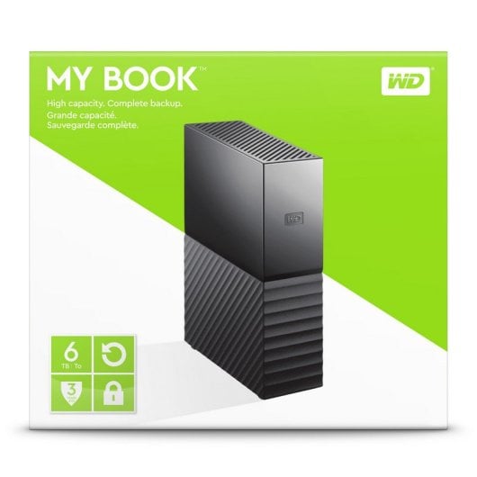 My Book Essential 6 TB 3,5" USB 3.0 Schwarz (Generalüberholt)