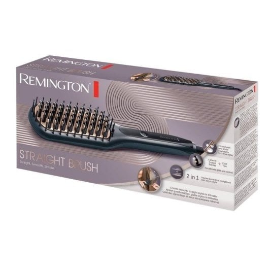 Spazzola Lisciante Remington CB7400 Ceramica 3 Temperature Riscaldamento Rapido Nera
