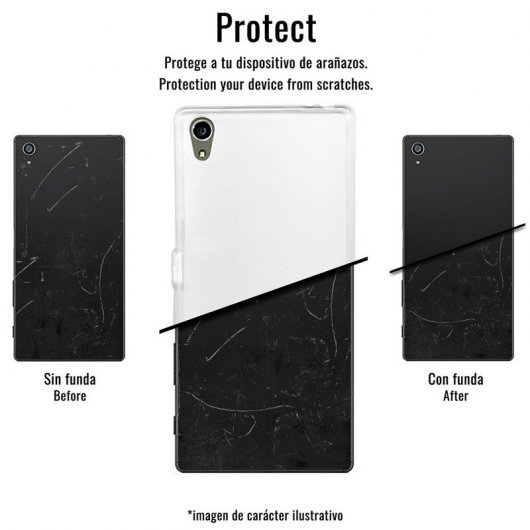 BeCool Funda Gel Negra para P8 Lite 2017