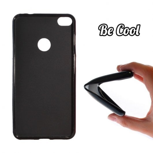 BeCool Funda Gel Negra para P8 Lite 2017