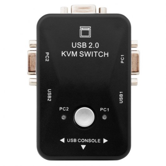 Unotec Switch KVM para 2X PC VGA/USB