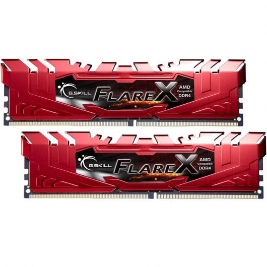G.Skill FlareX DDR4 2400 PC4-19200 16GB 2x8GB CL15 Roja