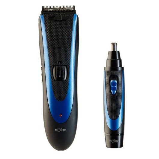 Tondeuse Nez et Oreilles Solac Perfect Style Set Sans Fil 24 Longueurs 45min 1 Sabot