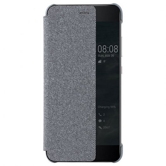Huawei Funda View Smart Cover Gris Claro para P10