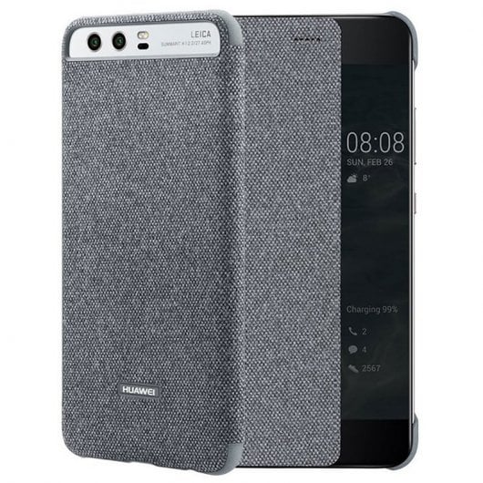 Huawei Funda View Smart Cover Gris Claro para P10