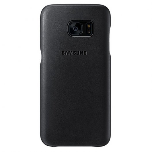 Samsung Funda Leather Cover Negra para Galaxy S7 Edge