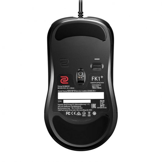 Zowie FK-1+ Ratón Gaming Ambidiestro 3200 DPI eSports