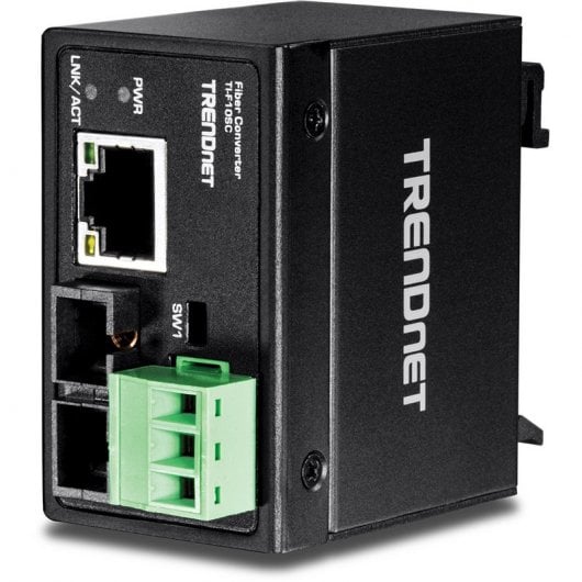 Trendnet TI-F10SC Convertisseur industriel multimode renforcé de fibres SC 100 Base-FX 2Km