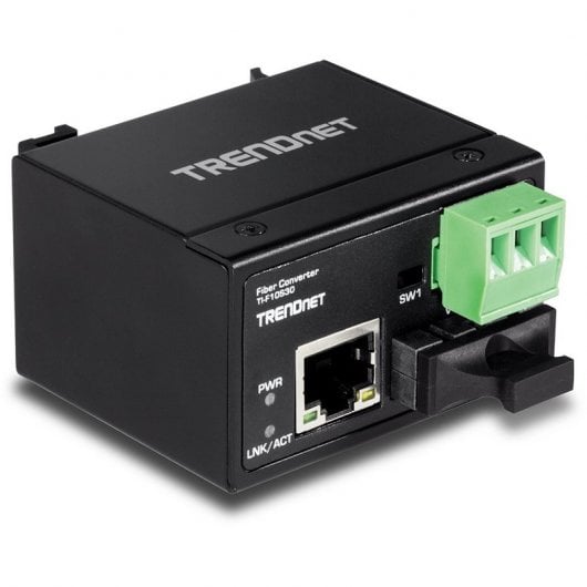 Trendnet TI-F10S30 Convertidor Industrial Reforzado Fibra Monomodo SC 100 Base-FX 30Km