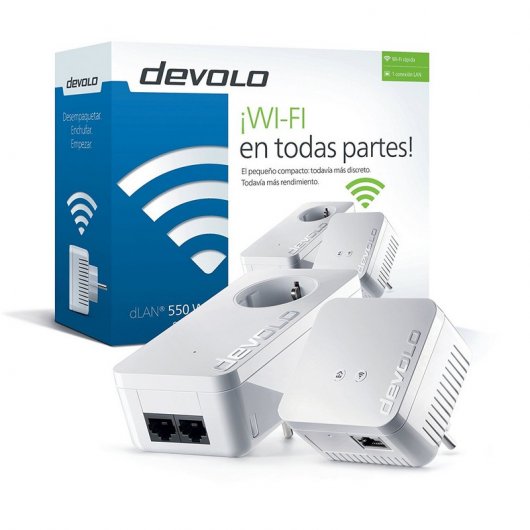 Devolo dLAN 550 WiFi Starter Kit PLC Powerline 500 Mbps