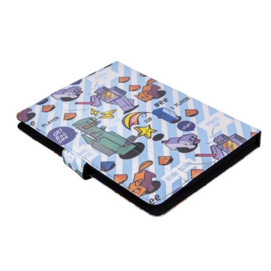 SilverHT Funda Universal Estampada Pixel Gamer para Tablet 9"-11"