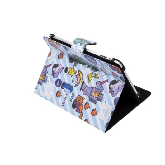 SilverHT Funda Universal Estampada Pixel Gamer para Tablet 9"-11"