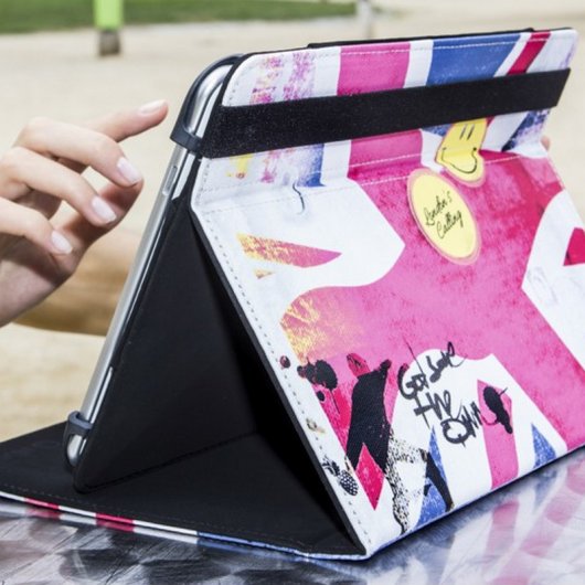 SilverHT Funda Universal Estampada London Underground para Tablet 9"-10.1"