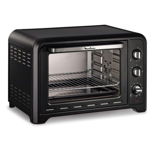 Mini Forno Moulinex Optimo OX484810 Limpeza Catalítica 39L 6 Modos Grill Preto