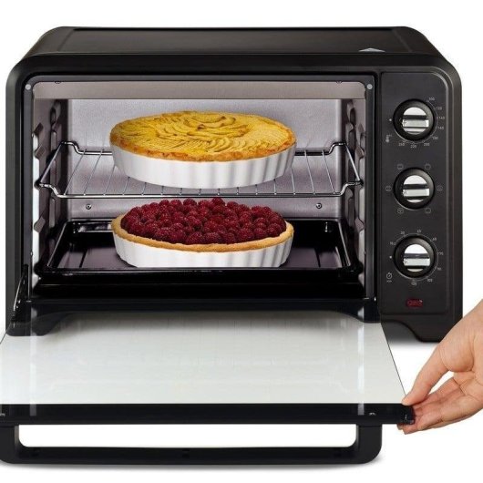 Mini Forno Moulinex Optimo OX484810 Limpeza Catalítica 39L 6 Modos Grill Preto