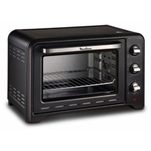 Mini Forno Moulinex Optimo OX484810 Limpeza Catalítica 39L 6 Modos Grill Preto