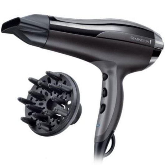 Phon Ionico Remington D5220 Pro-Air Turbo 2400W 3 Temperature 2 Velocità Accessori Nero