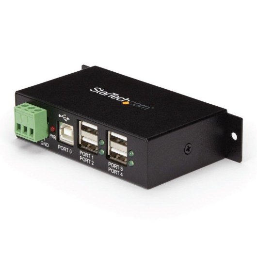 Hub USB Startech ST4200USBM 4 portas USB 2.0 industrial metálico