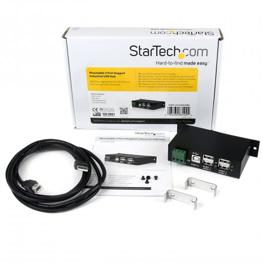 Startech ST4200USBM Adaptador USB 2.0 4 Puertos