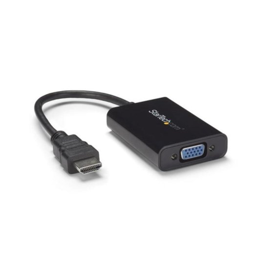Adaptador HDMI Startech HD2VGAA2 Conversor Ativo VGA Áudio 1080p Preto
