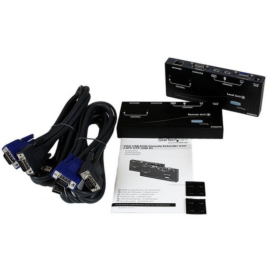 StarTech.com Extendeur Prolongateur de Console KVM de 150m sur Cat5 avec VGA et USB